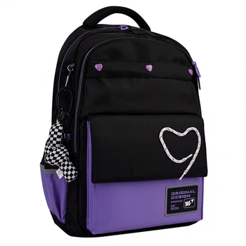 Рюкзак шкільний YES TS-48 Purple Hearts (559923)