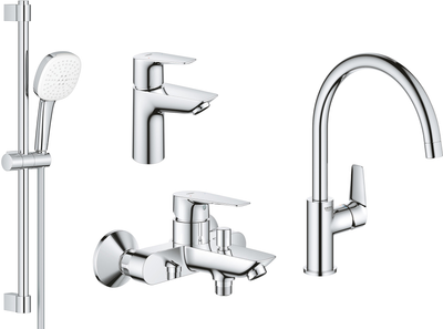 Набір змішувачів GROHE BauEdge New UA123218K1 (23330001+23605001+26748003+31233001)