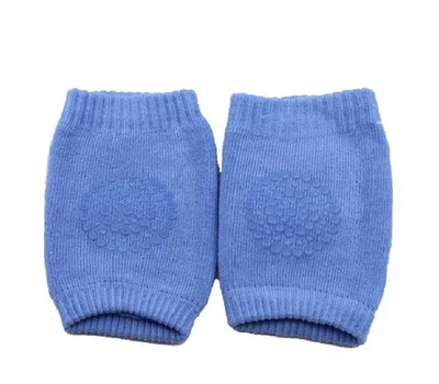 Наколенники детские для ползания смайлик one size синий