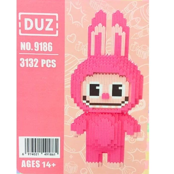 Конструктор 3D Magic Blocks Duz №9186 3132 деталі, Лабубу