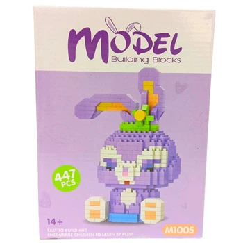 Конструктор 3D Blocks Зайчик 447 деталей М1005