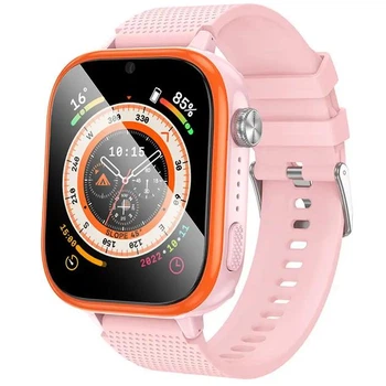 Дитячий смарт годинник Hoco Y101, 4G, GPS, IP65, 0.3МР, 680mAh, 1-2d, Рожевий
