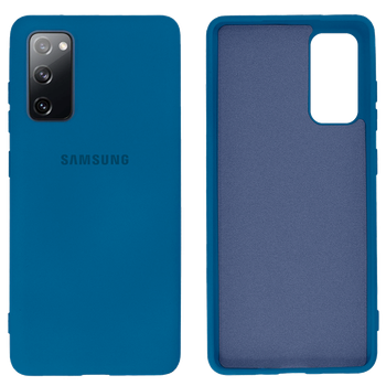Чохол силіконовий FULL протиударний Premium для Samsung S20FE (16) Denim blue синій
