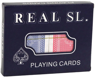 Karty do gry LEAN Toys Real Sl 2 talie (5905991002970)