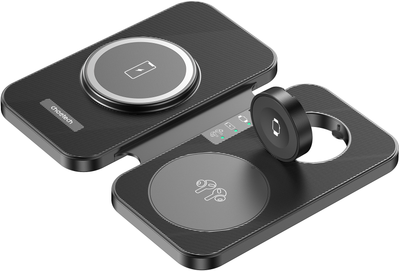 Ładowarka bezprzewodowa Choetech 3-w-1 magnetyczna 22W Black (T616-F)