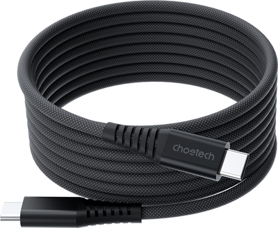 Kabel Choetech Type-C - Type-C, 240W, magnetyczny 1.2 m Czarny (XCC-1051-BK)
