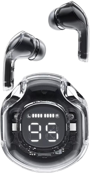 Słuchawki Acefast T8 Crystal color (2) bluetooth earbuds Bright Black (AFT8BB)