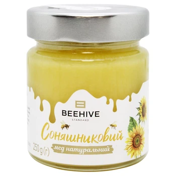 Мед натуральний Beehive Соняшниковий 250 г (18107916)