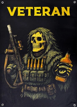Баннер "VETERAN" 900х600 мм