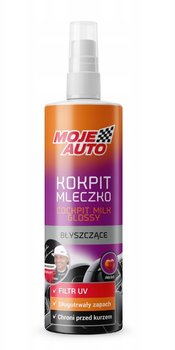 Молочко для догляду за панеллю приладів автомобіля Moje Auto ЯБЛУКО Блиск 300 мл (5905694012139)