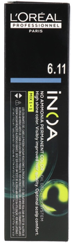Фарба для волосся L'oreal Professionnel Inoa trwała 6.11 Dark blonde 60 г (3474637130640)