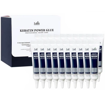 Набор сывороток с кератином для секущихся кончиков волос Lador Keratin Power Glue 15 г * 20 шт (8809500811725)