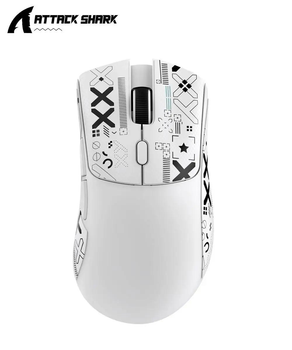 Мышь игровая беспроводная ATTACK SHARK R1 White