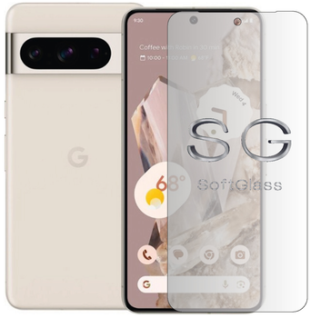 Бронепленка для Google Pixel 8 Pro на экран износоустойчивая полиуретановая SoftGlass
