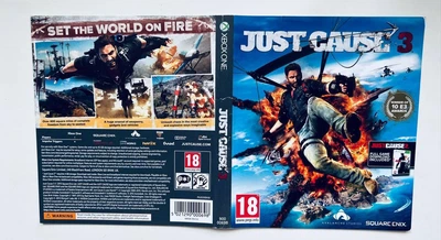 Just Cause 3 - XBOX One (обложка + вкладыш), Б/У