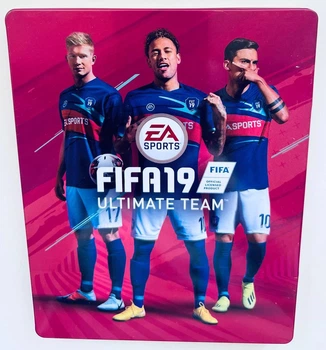 FIFA 19 Ultimate Team + Steelbook, английская версия - диск для PlayStation 4, Б/У