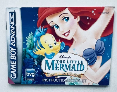 The Little Mermaid Magic in Two Kingdoms - Nintendo GameBoy Advance (мануал), Б/У