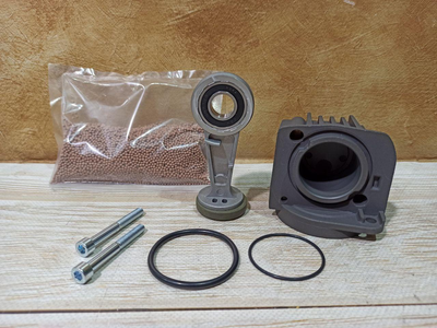 Ремкомплект компрессора пневмоподвески Wabco аналог 7L0616007A с шатуном и силикагелем Рендж Ровер (Range Rover)