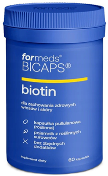 Вітаміни Formeds Bicaps Biotin біотин 60 капсул (5903148621968)