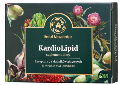 Натуральна дієтична добавка Herbal Monasterium CardioLipid 30 капсул (5906874431559)