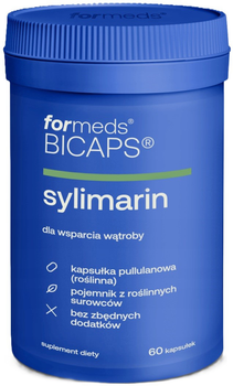 Naturalny suplement diety Formeds Bicaps sylimarin 60 kapsułek (5903148622682)