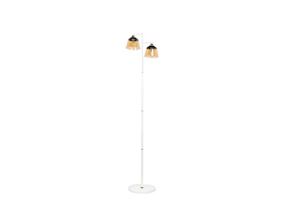 Торшер класичний LK-725F/2 E27 WH+FG Brille 25-381