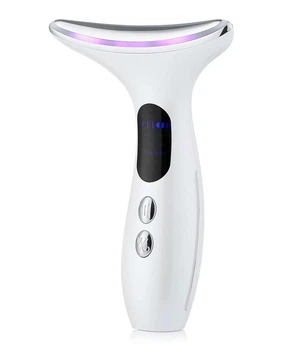 Микротоковый массажер Neck Beauty Device для лица и шеи косметический массажер с инфракрасным излучением для антивозрастного ухода (VIL-O_33P)