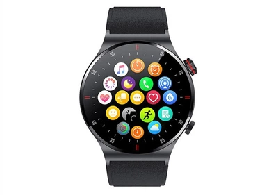 Смарт-часы Lige QW33 Bluetooth 2 ремешка Black (12356880)
