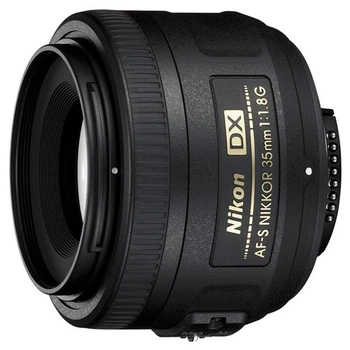 Объектив Nikon 35mm f/1.8G AF-S DX Nikkor для цифровых зеркальных камер