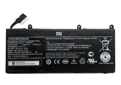 Аккумулятор для Xiaomi Redmibook 14 II / N15B02W (15.4V, 2600 мА·ч)