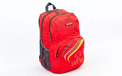 Рюкзак спортивний з жорсткою спинкою planeta-sport Zelart GA-3705 49х30х13см Червоний