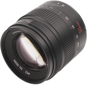 Объектив 7Artisans 55mm f/1.4 Mark II для Nikon Z, Портретный, Светосильный