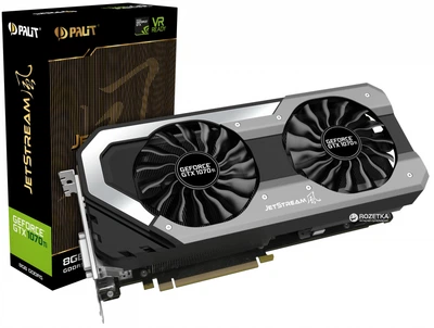 Відеокарта Palit GeForce GTX 1070 Ti JetStream 8GB GDDR5 (NE5107T015P2-1041J)