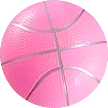Piłka gumowa LEAN Toys 20 cm 22537 Pink (5905991048923)