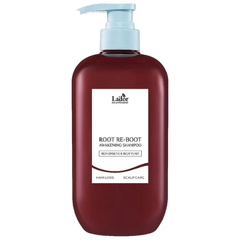 Шампунь "Червоний женьшень та пивні дріжджі" Lador Root Re-Boot Awakening Shampoo Red Ginseng&Beer Yeast 800 мл (8809982980360)