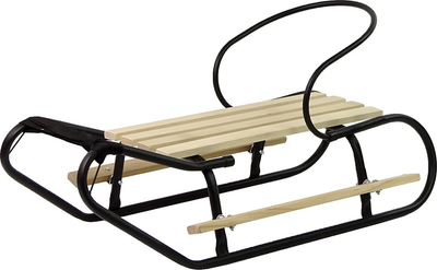 Металеві санки LEAN Toys 8174 Black (5905323212886)