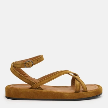 Женские сандалии замшевые PARADIZE SHOES SAN-5604 36 23.2 см Корица (ROZ6501090392)