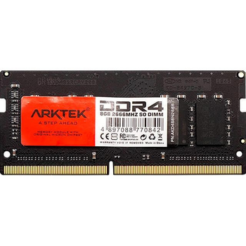 Оперативная память ARKTEK 8 GB SO-DIMM DDR4 2666 MHz (AKD4S8N2666)