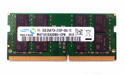 Оперативная память Samsung SODIMM 8 GB SO-DIMM DDR4 2133 MHz (M471A1G43DB0)