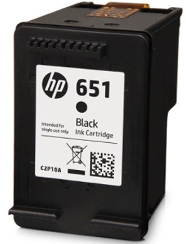 Картридж HP No.651 DJ Ink Advantage 5575/5645/OfficeJet 202/ OfficeJet 252 Black (C2P10AE)