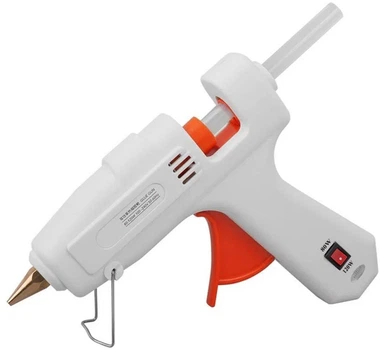 Пистолет клеевой Voltronic HS-6802 120W Blister с питанием от 220V, клей диаметром-7 мм/11 мм White (YT04058)