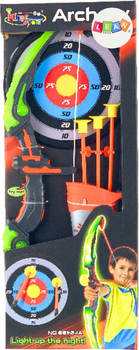 Łuk LEAN Toys z tarczą + 3 strzały 20282 (5905991025658)