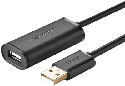 Kabel-przedłużacz Ugreen USB Type-A to Type-A 5 m Black (1206809409)