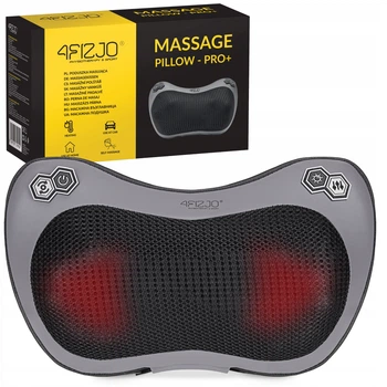 Подушка-массажер 4FIZJO Shiatsu Pro+ Black (P-5907739319159)