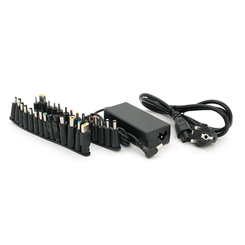Універсальний БП 19V 3.42A 70W, корпус - пластмаса, ручне регулювання, 28 роз'ємів BOX