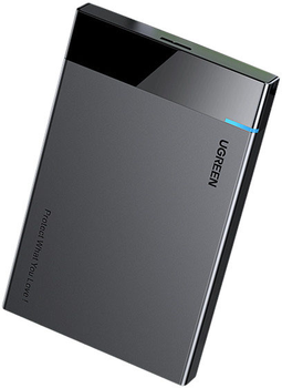 Kieszeń zewnętrzna Ugreen SSD/HDD 2.5" SATA III USB-C 3.1 6TB Black (1206824247)