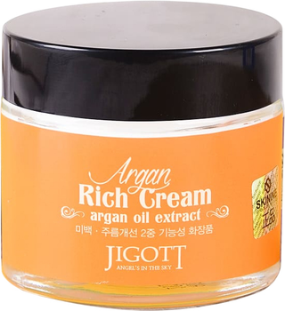 Krem do twarzy Jigott Argan odmładzający 70 ml (8809210034100)