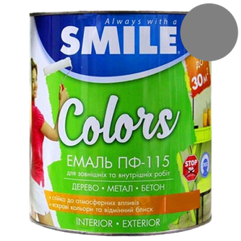 Эмаль алкидная ПФ-115 Smile серая 2.8 кг