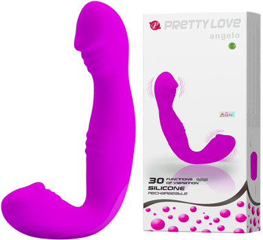 Безремневой вибрострапон Baile Pretty Love Angelo 18.7х4.1 см Фиолетовый (BI-014227)(6959532312041)