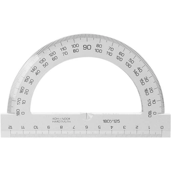 Транспортир 180 прозрачный 125 мм Koh-i-noor, 01226